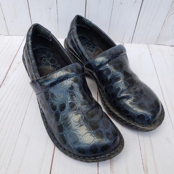 B.O.C. Comfort Textured Shoes Blue Size 6 - Picture 1 of 6